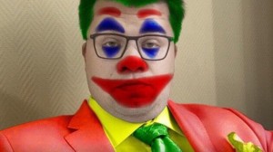 Create meme: people, fun for down's syndrome, clown