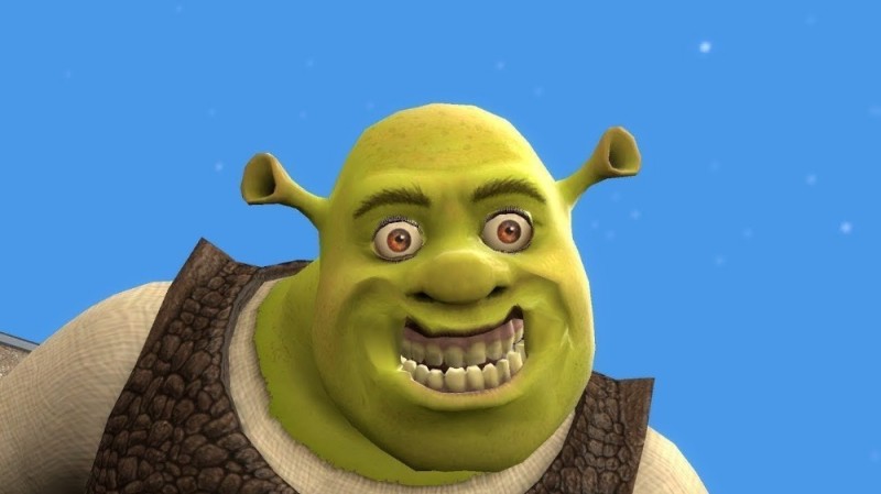 Создать мем: шрек кек, шрек гуль, production of shrek