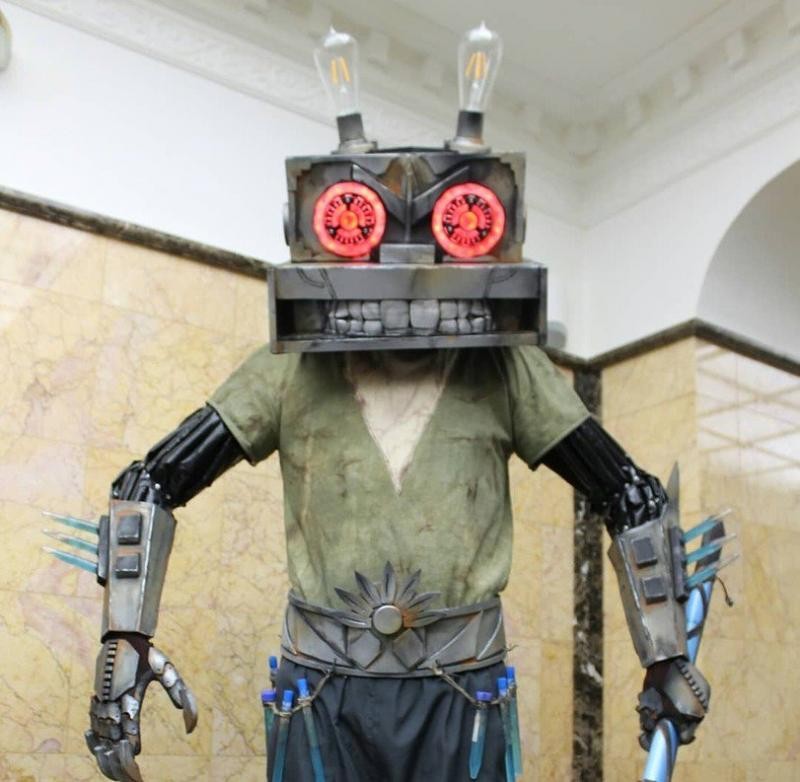 Create meme: robot cyborg, scary robot, robot terminator