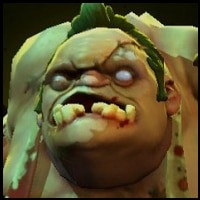 Создать мем: pudge dota 2 портрет, дота 2 гиф пудж, пудж лицо