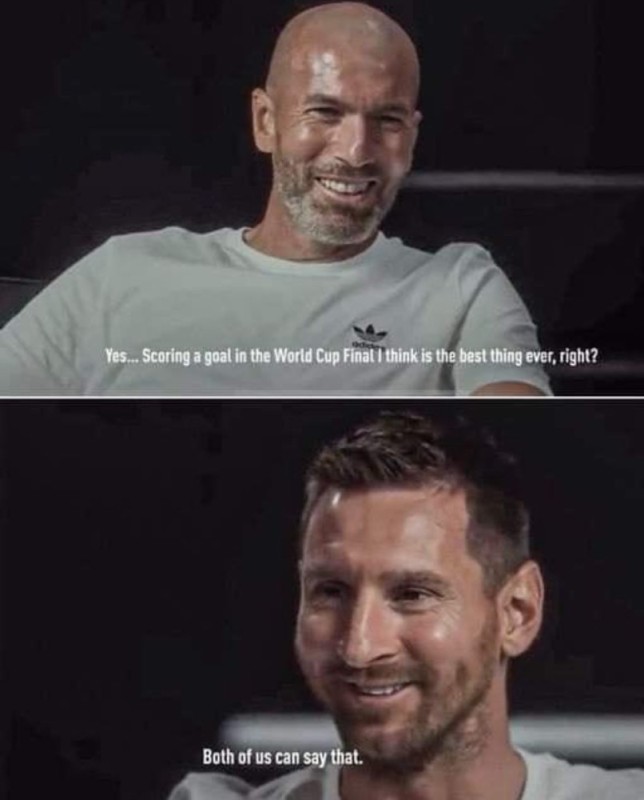 Create meme: screenshot , Zidane Zinedine Yazid, lionel messi inter miami