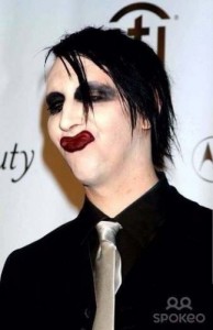 Создать мем: Marilyn manson