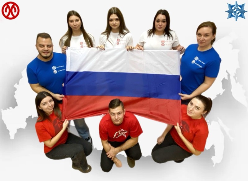 Create meme: Worldskills national team Russia, The Youth Party of Russia, victory volunteer