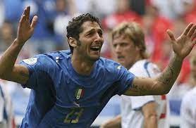 Create meme: Marco's materazzi, Italian players, Mother's soccer player