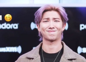 Create meme: kim namjoon dimples, bts namjoon, Rap Monster