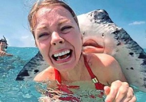 Create meme: selfie mouth fish, SKAT, on vacation