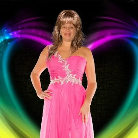 Create meme: Mallet's prom dress, pink prom dress, prom dresses