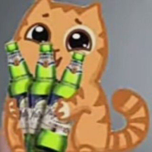 Create meme: cat peach , sticker cat with a bottle, stickers peach 