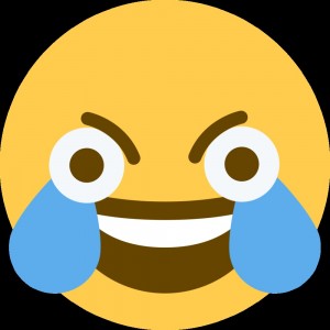 Создать мем: laughing crying emoji, смайлики лица, discord emoji