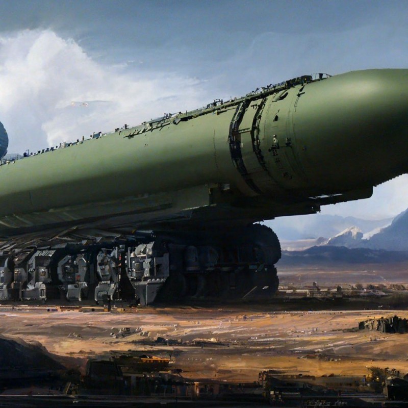 Create meme: missile complex Topol m, topol rocket complex, rocket topol m