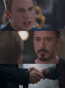 Create meme: captain America and Tony stark subtitles I know, photo of Tony stark, captain america civil war meme