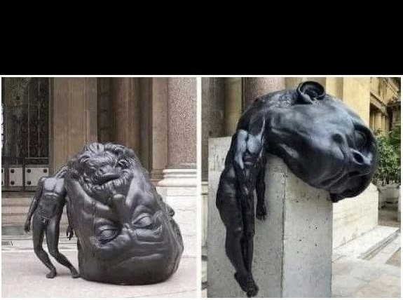 Create meme: Thomas Leroy sculptures, monument, modern sculptures