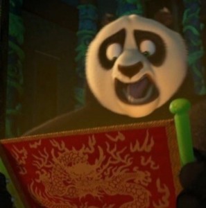 Create meme: kungfu Panda, Shifu kung fu Panda, kung fu Panda scroll