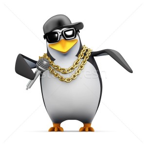 Create meme: rapper, illustration, penguen