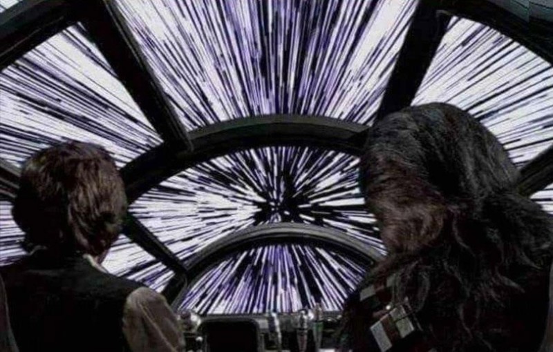 Create meme: hyperspace star wars, Hyperjump Star Wars, star wars episode 