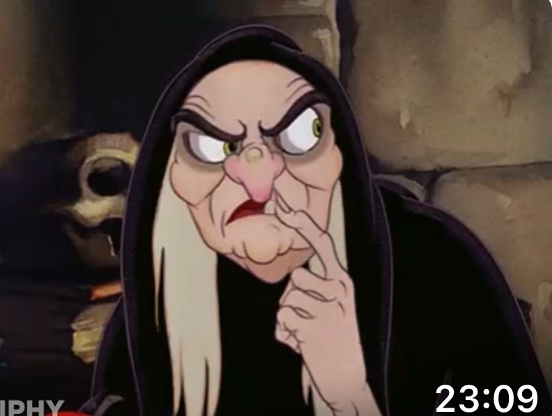 Create meme: The Wicked Witch of Snow White, The evil queen from Snow White disney old lady, the witch of snow white