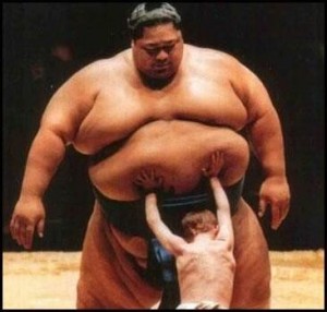 Create meme: Tsyrenov, sumo wrestler, a sumo wrestler