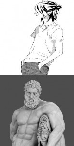 Создать мем: античные скульптуры мужчин, мемы про подкасты, рисунок зевса