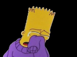 Create meme: the simpsons sad, Bart Simpson sad for ava, Bart sad