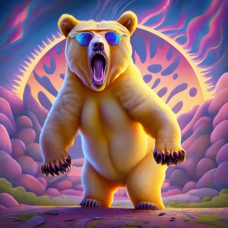Создать мем: побег из космоса 2022, бурый медведь, медведь