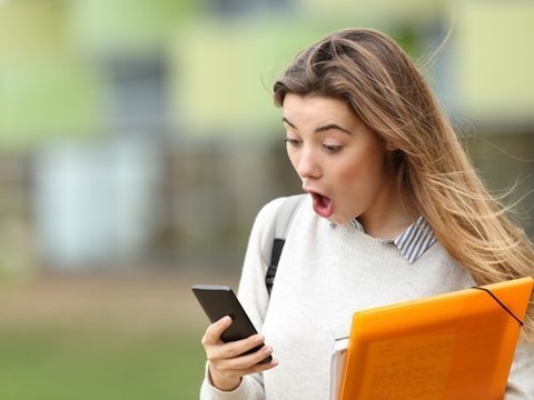 Create meme: People are looking at the phone, a girl with a smartphone, people with a phone