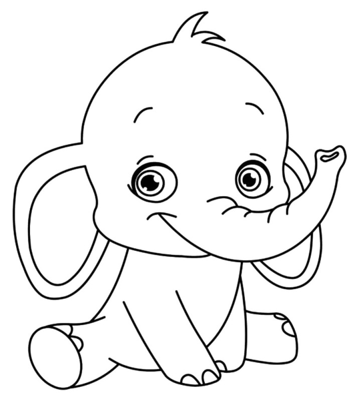 Create meme: elephant coloring book, elephant coloring book, coloring cute elephants