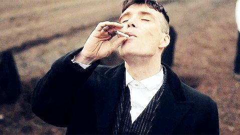 Create meme: Thomas Shelby with a cigarette, shelby peaky blinders, thomas shelby