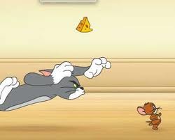 Create meme: tom and jerry, Jerry GIF, Tom is running after Jerry
