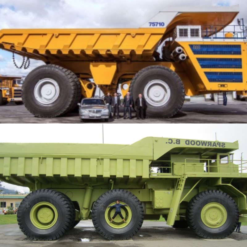 Create meme: dump truck BelAZ, belaz dump truck, belaz-75710