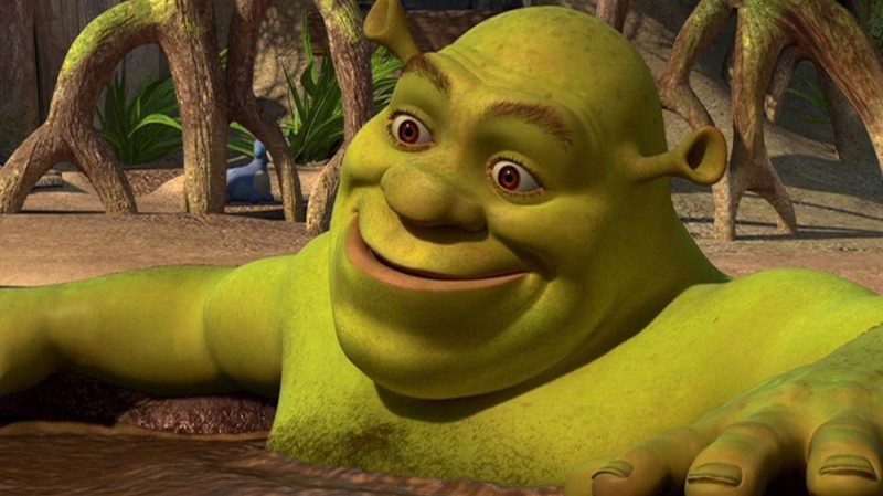 Create meme: Shrek cake, Shrek in the swamp, Shrek Shrek