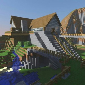 Создать мем: Minecraft, дома minecraft, minecraft здания