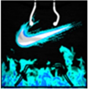 Create meme: logo Nike, logo Nike fire, logo Nike 240 320