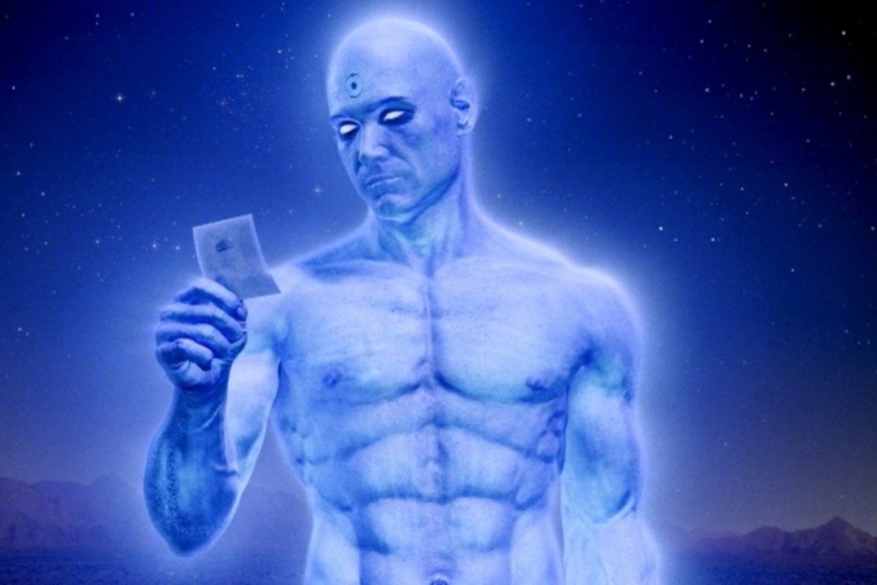 Create meme: keepers Dr. Manhattan, Billy Crudup Dr. Manhattan, Dr. Manhattan is superhuman