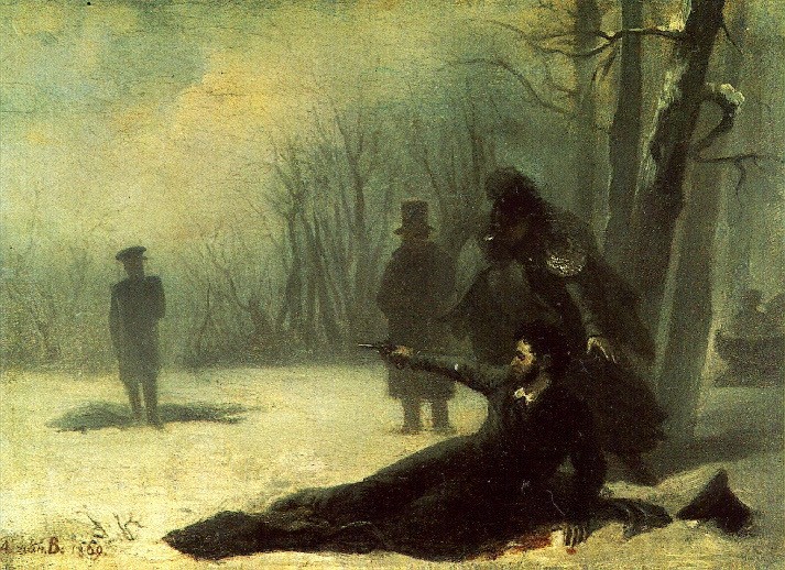 Create meme: the last duel and the death of A. S. Pushkin, Alexander sergeevich Pushkin duel, the duel of pushkin and dantes