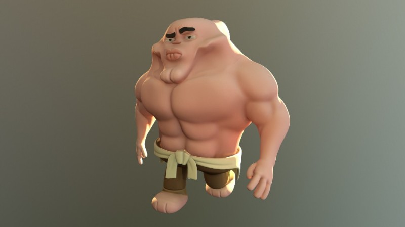 Create meme: character 3 d, The giant from clash of clans, clash of clans characters