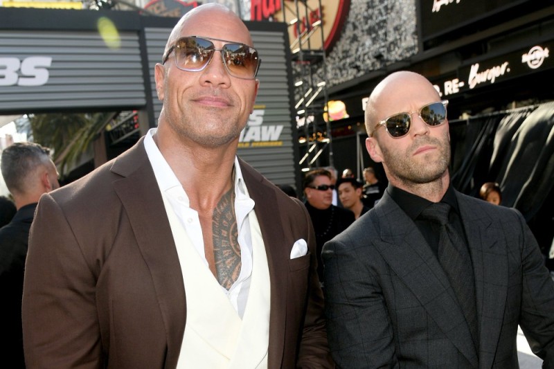 Create meme: Dwayne Johnson and Jason Statham, Jason Statham and Vin Diesel, Dwayne Johnson and Statham