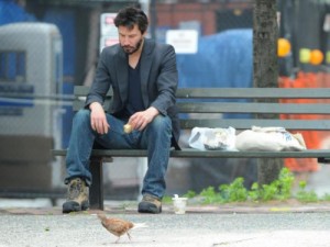 Создать мем: киану ривз, sad keanu, мем грустный киану