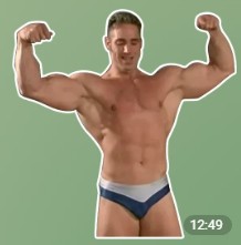 Create meme: men, body type in men, male body