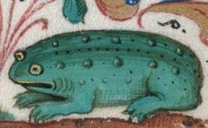 Create meme: middle ages illustration, sad frog, happy frog