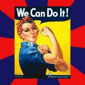 Создать мем: poster, feminist, labor day