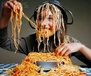 Create meme: meme noodles on the ears, spaghetti, noodles on the ears