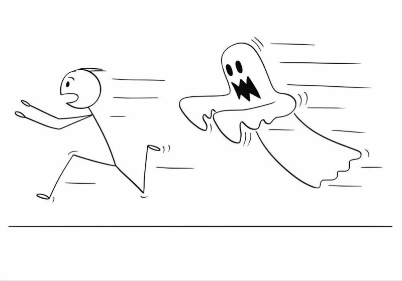 Create meme: ghost drawing, ghost pencil, ghost coloring book