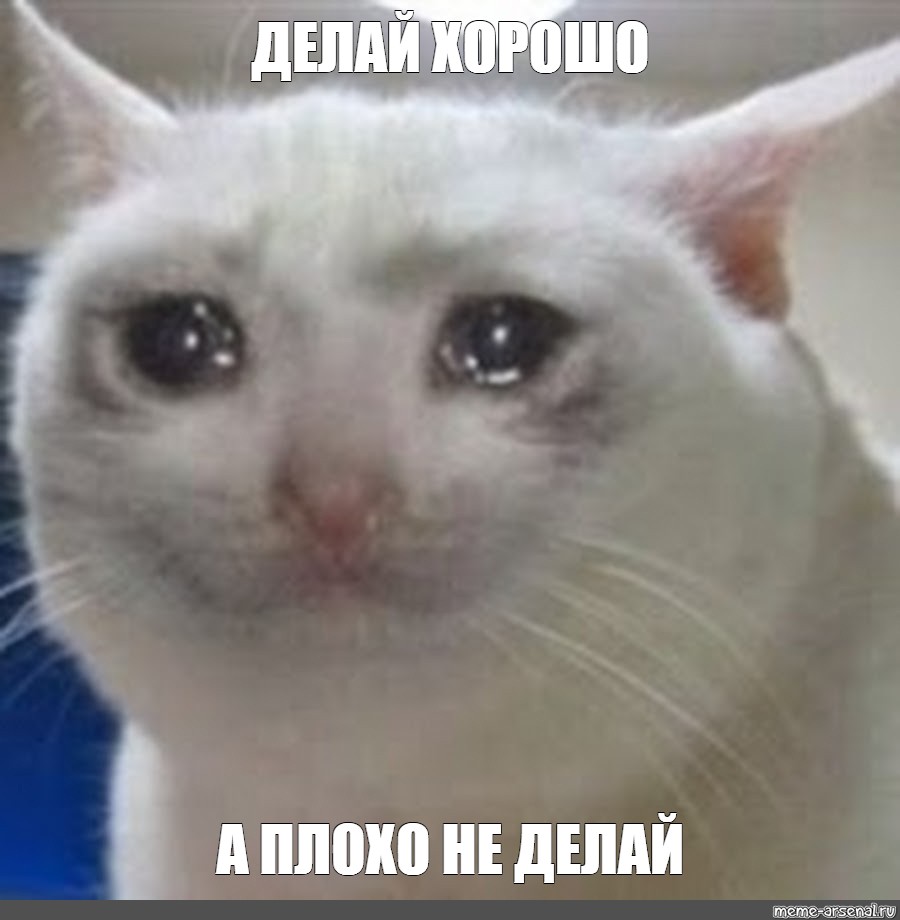 Мем ДЕЛАЙ ХОРОШО А ПЛОХО НЕ ДЕЛАЙ Все шаблоны Meme