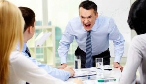 Create meme: at work, boss yells at subordinates, boss yells at a subordinate