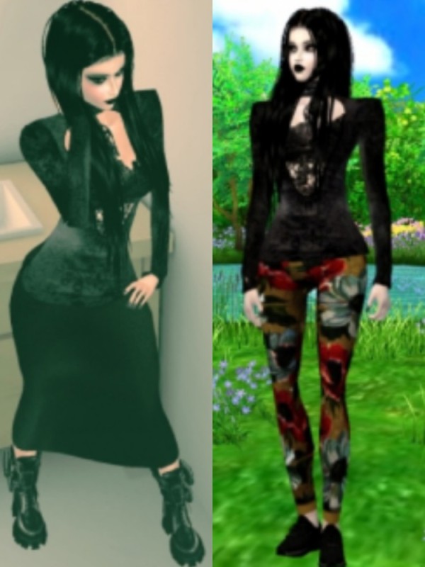 Create meme: gothic clothing, sims 4 mods, Sims 4 Gothic