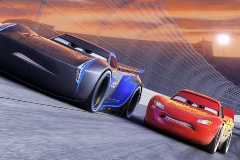 Create meme: jackson storm cars, Jackson Storm and Lightning McQueen, Lightning mcveen and Jackson Storm