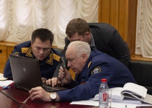 Create meme: head of the emergencies Ministry, meeting of law enforcement agencies, the chief of UFSIN of Adygea