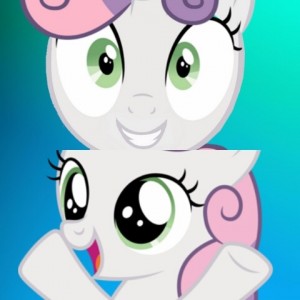 Create meme: sweetie Belle, my little, pony