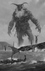 Create meme: monsters fantasy, jakub rozalski art, jakub rozalski