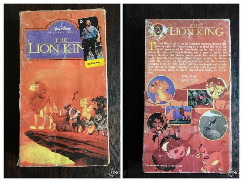 Создать мем: король лев 1994, король лев vhs, lion king 2